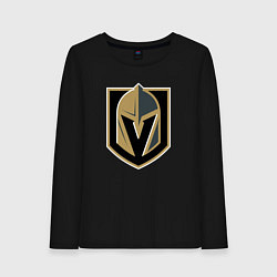 Лонгслив хлопковый женский Vegas Golden Knights , Вегас Голден Найтс, цвет: черный