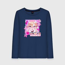 Лонгслив хлопковый женский Marin Kitagawa cosplayer, цвет: тёмно-синий