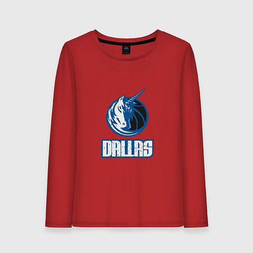 Женский лонгслив Dallas - Mavericks / Красный – фото 1