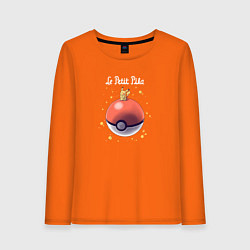Лонгслив хлопковый женский La Petit Pika, цвет: оранжевый