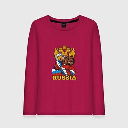 Женский лонгслив Хоккей - Russia