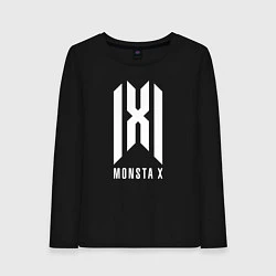 Женский лонгслив Monsta x logo