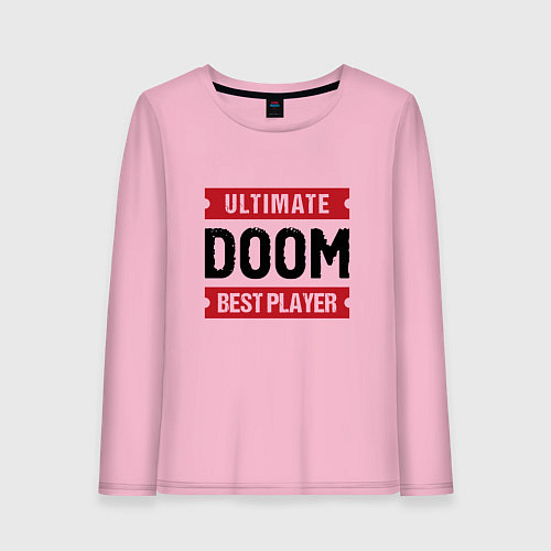 Женский лонгслив Doom Ultimate / Светло-розовый – фото 1