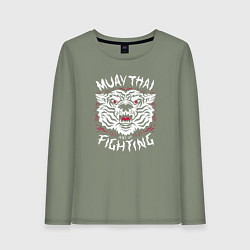 Женский лонгслив Искусство боя Муай Тай