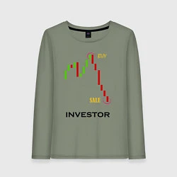 Женский лонгслив Investor