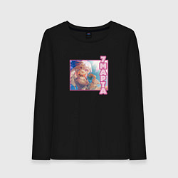 Лонгслив хлопковый женский Седьмое марта Honkai Star Rail, цвет: черный