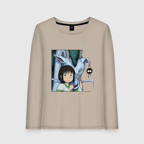 Женский лонгслив Haku & Sen / Миндальный – фото 1