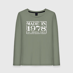 Женский лонгслив Сделано в 1978 все детали оригинальные