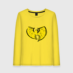 Лонгслив хлопковый женский Style Wu-Tang, цвет: желтый