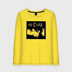 Лонгслив хлопковый женский The Cure Роберт Смит, цвет: желтый