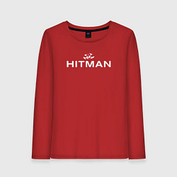 Женский лонгслив Hitman - лого
