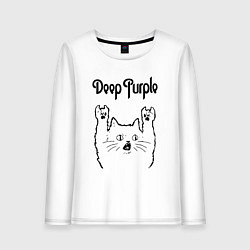 Женский лонгслив Deep Purple - rock cat