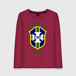 Женский лонгслив Brasil CBF