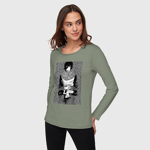 Женский лонгслив Химено / Авокадо – фото 3