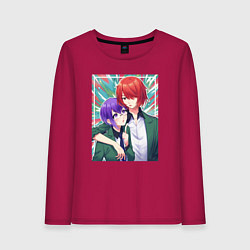 Женский лонгслив Митиру Фукурой и Маюми Додзима - Красавчики детект