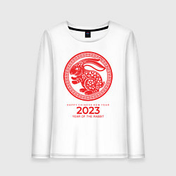 Женский лонгслив Year of the rabbit - 2023, happy chinese New Year