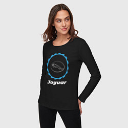 Лонгслив хлопковый женский Jaguar в стиле Top Gear, цвет: черный — фото 2