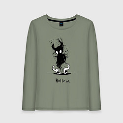 Лонгслив хлопковый женский Hollow пустой, цвет: авокадо