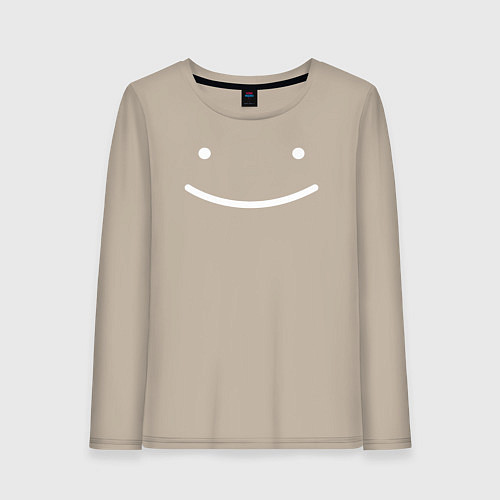Женский лонгслив Dream SMP-Minecraft / Миндальный – фото 1