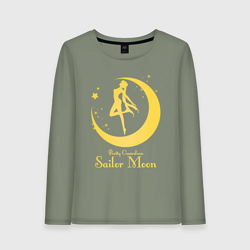 Женский лонгслив Sailor Moon gold / Авокадо – фото 1