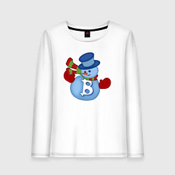 Женский лонгслив Snowman BTC