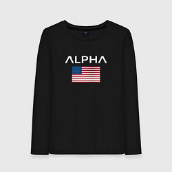 Женский лонгслив Alpha USA