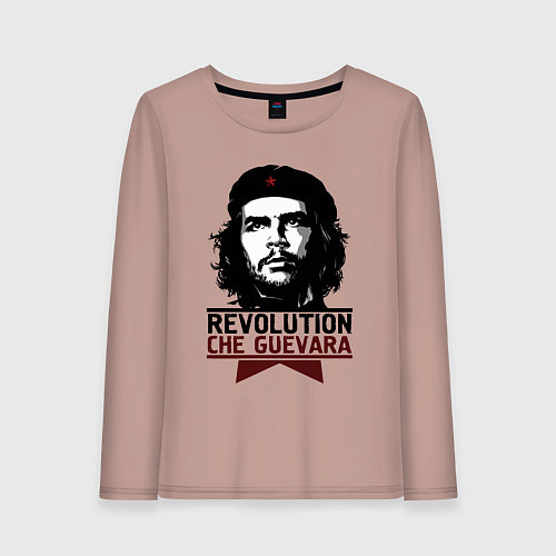 Женский лонгслив Revolution hero / Пыльно-розовый – фото 1