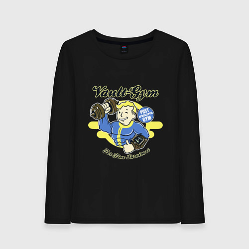 Женский лонгслив Vault GYM - for true survivors / Черный – фото 1