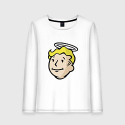 Лонгслив хлопковый женский Holly vault boy, цвет: белый