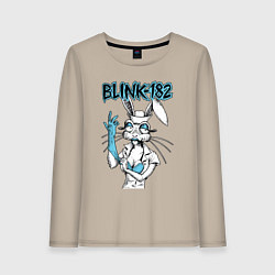 Женский лонгслив Blink 182 bunny nurse