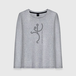 Женский лонгслив Мне нравится гандбол на английском