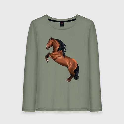 Женский лонгслив Лузитано / Авокадо – фото 1