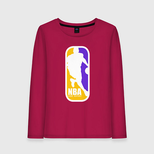 Женский лонгслив NBA Kobe Bryant / Маджента – фото 1