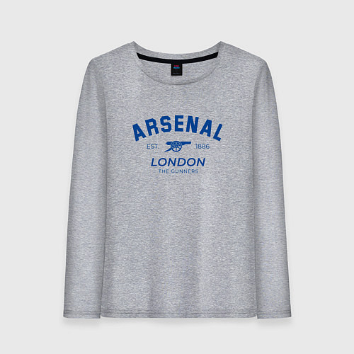 Женский лонгслив Arsenal london the gunners / Меланж – фото 1