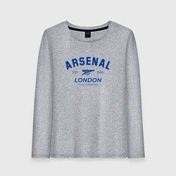 Лонгслив хлопковый женский Arsenal london the gunners, цвет: меланж