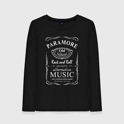 Женский лонгслив Paramore в стиле Jack Daniels