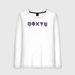 Женский лонгслив Безразличие искаженное