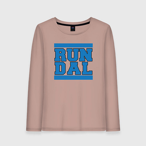 Женский лонгслив Run Dallas Mavericks / Пыльно-розовый – фото 1