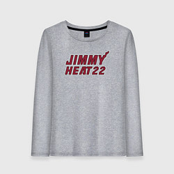 Лонгслив хлопковый женский Jimmy Heat 22, цвет: меланж