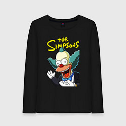 Женский лонгслив Krusty the clown