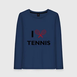 Женский лонгслив I Love Tennis