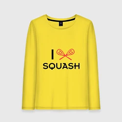 Женский лонгслив I Love Squash