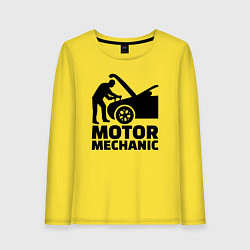 Женский лонгслив Motor mechanic