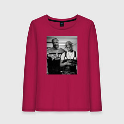 Лонгслив хлопковый женский Old Gangstars, цвет: маджента