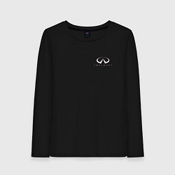Лонгслив хлопковый женский Infiniti G37 Stance V4, цвет: черный