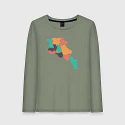 Женский лонгслив Области Армении