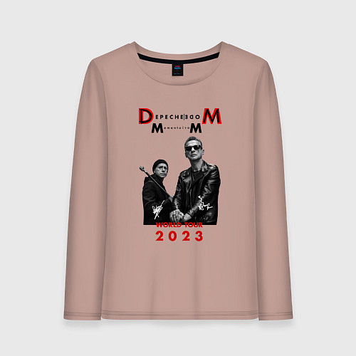 Женский лонгслив Depeche Mode 2023 Memento Mori - Dave & Martin 03 / Пыльно-розовый – фото 1