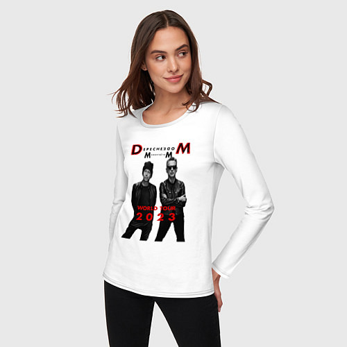 Женский лонгслив Depeche Mode - Memento Mori / Белый – фото 3