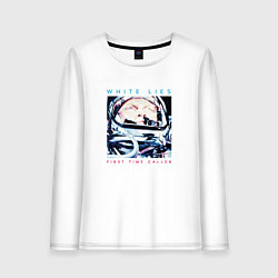 Лонгслив хлопковый женский White Lies - First Time Caller, цвет: белый