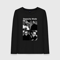 Лонгслив хлопковый женский Depeche Mode Violator 2, цвет: черный